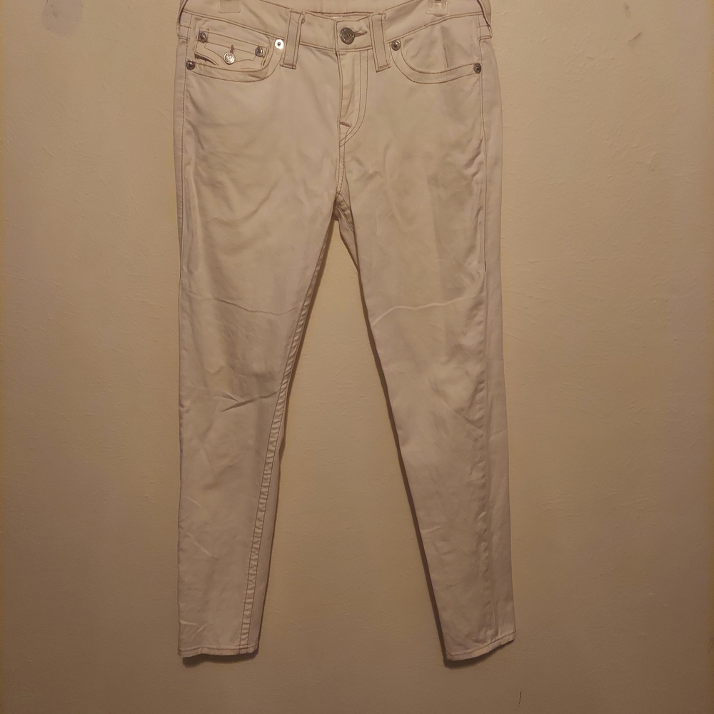 True Religion White Skinny Women's Jeans